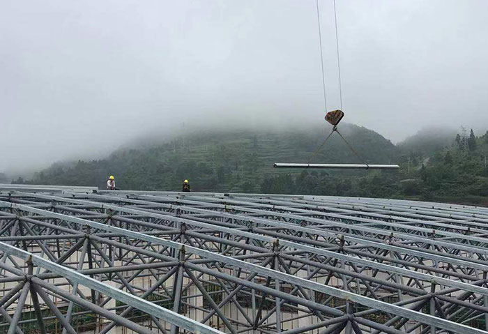拉萨网架施工